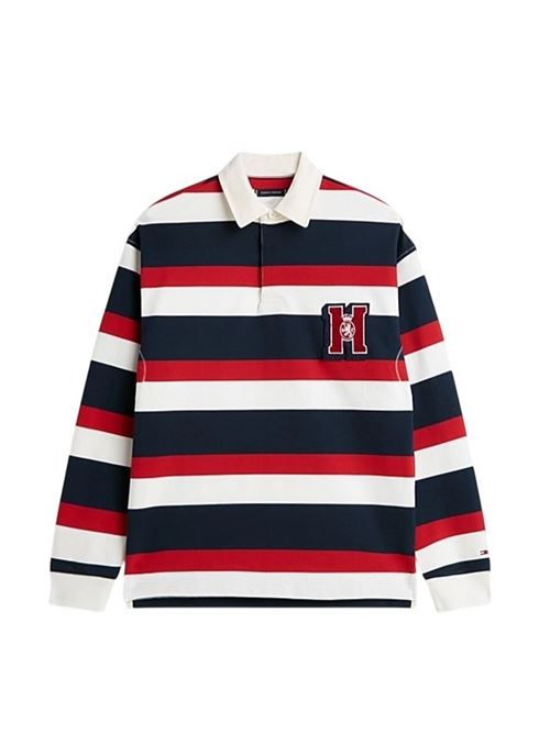 crest striped rugby Tommy Hilfiger | MW0MW426120FB.0FB